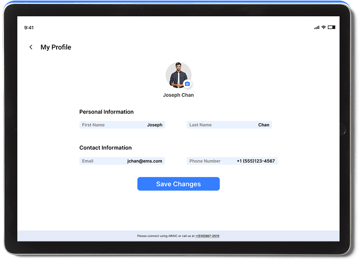 Skali user profile screen